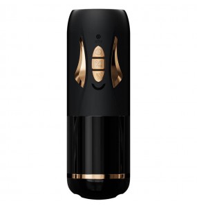 MizzZee - Galaxy-Z Thursting Heated Moaning Masturbator Cup (Chargeable - Black)